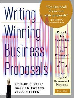Writing Winning Business Proposals, Third Edition 3rd Edition,