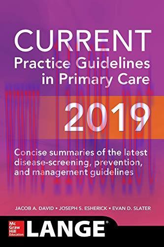 [AME]CURRENT Practice Guidelines in Primary Care 2019 (PDF)