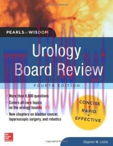 [AME]Urology Board Review Pearls of Wisdom, Fourth Edition (Original PDF)