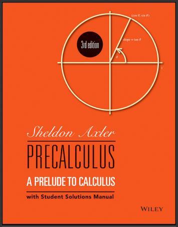 （TB）Precalculus A Prelude to Calculus 3rd Edition