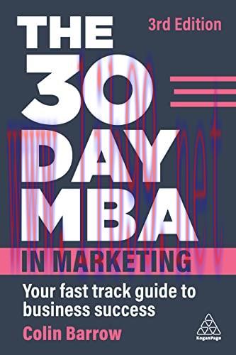 [FOX-Ebook]The 30 Day MBA in Marketing: Your Fast Track Guide to Business Success, 3rd Edition