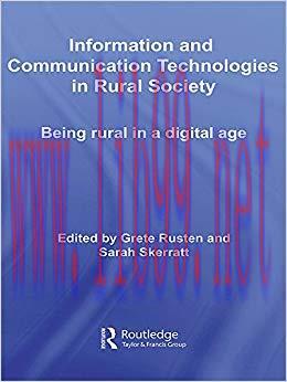 (PDF)Information and Communication Technologies in Rural Society (Routledge Studies in Technolo...