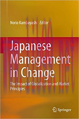 (PDF)Japanese Management in Change: The Impact of Globalization and Market Principles 2015 Edit...