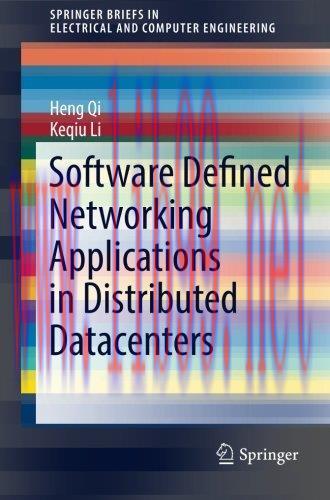 [FOX-Ebook]Software Defined Networking Applications in Distributed Datacenters