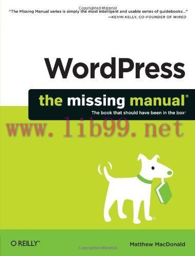 [FOX-Ebook]WordPress: The Missing Manual