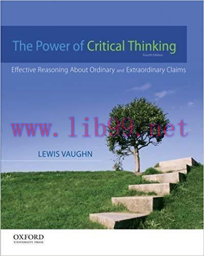 [PDF]The Power of Critical Thinking 4th Edition