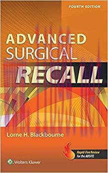 (PDF)Advanced Surgical Recall (Recall Series) 4th Edition