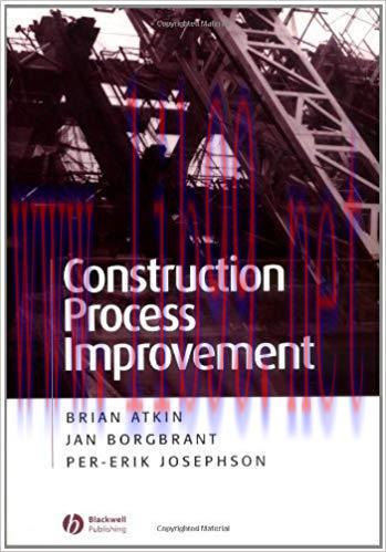 (PDF)Construction Process Improvement 1st Edition
