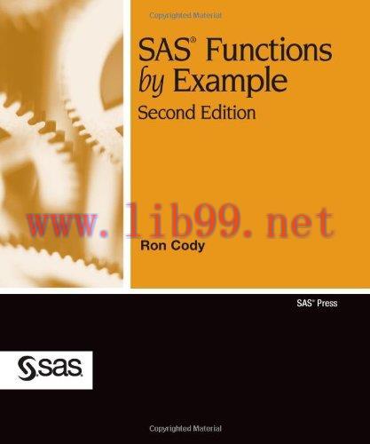 [FOX-Ebook]SAS Functions by Example, 2nd Edition