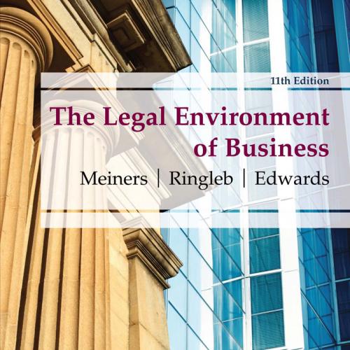 THE LEGAL ENVIRONMENT OF BUSINESS 11th-ebook