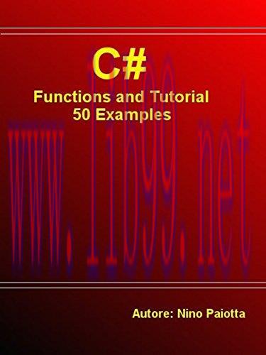 [FOX-Ebook]C# Functions and Tutorial - 50 Examples