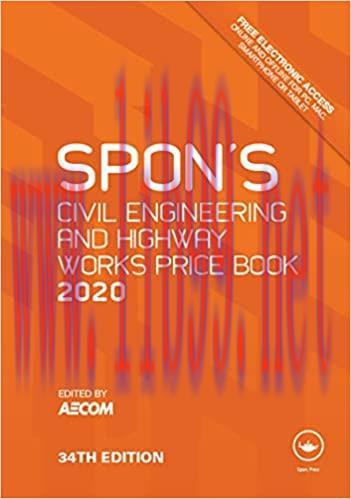(PDF)Spon&rsquo;s Civil Engineering and Highway Works Price Book 2020 (Spon&rsquo;s Price Books)