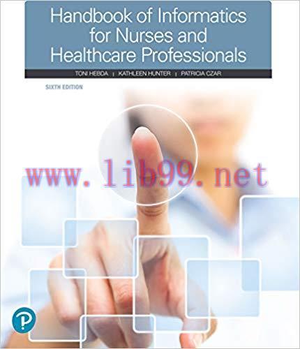 (PDF)Handbook of Informatics for Nurses & Healthcare Professionals 6th Edition