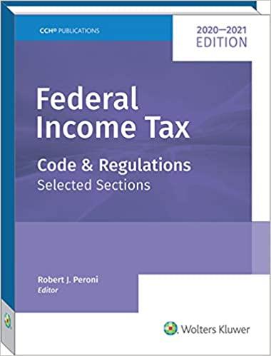 Federal Income Tax Code and Regulations Selected Sections (2020-2021)