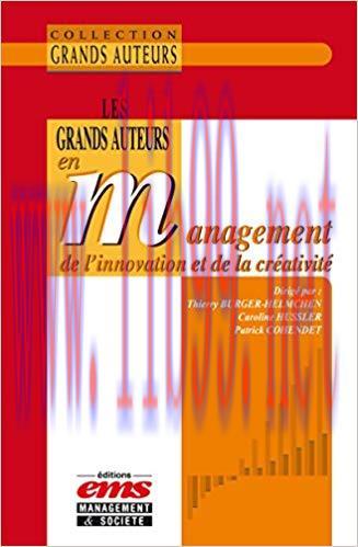 (PDF)Les grands auteurs en management de l&rsquo;innovation et de la cr&eacute;ativit&eacute; (French Edition) 1st ...