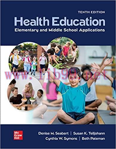[PDF]Health Education Elementary and Middle School Applications 10th Ediiton [Denise M. Seabert...