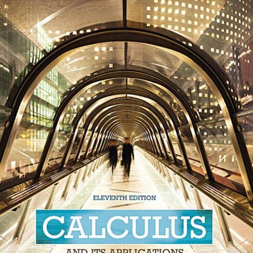 Calculus And Its Applications 11th Edition