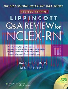 [AME]Lippincott's Q&A Review for NCLEX-RN, 11th Edition, Revised Reprint (EPUB)