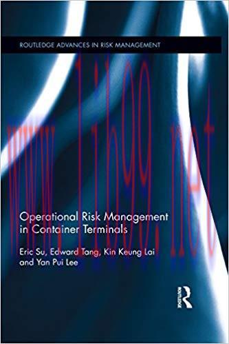 (PDF)Operational Risk Management in Container Terminals (Routledge Advances in Risk Management ...