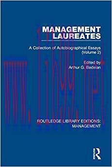 (PDF)Management Laureates: A Collection of Autobiographical Essays (Volume 2) (Routledge Librar...