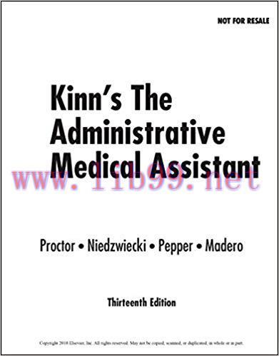 (PDF)Kinn&rsquo;s The Administrative Medical Assistant E-Book 13th Edition
