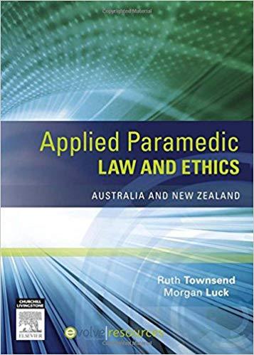 Applied Paramedic Law and Ethics Australia and New Zealand