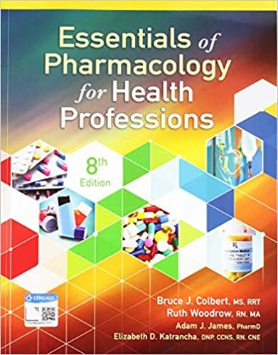 Essentials of Pharmacology for Health Professions 8th Edition [Bruce Colbert]