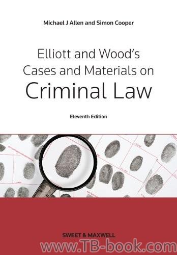(PDF)Elliott and Wood&rsquo;s Cases and Materials on Criminal Law by Michael J. Allen