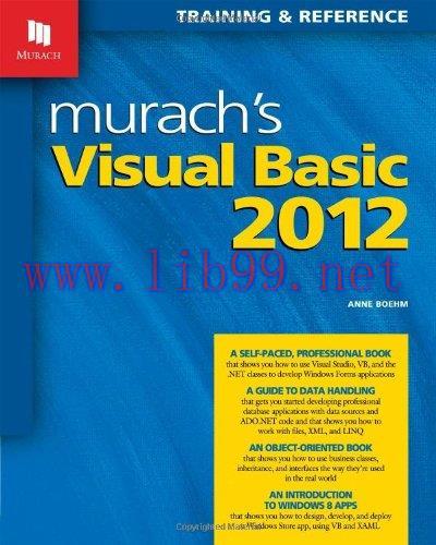 [FOX-Ebook]Murach's Visual Basic 2012, 5th Edition