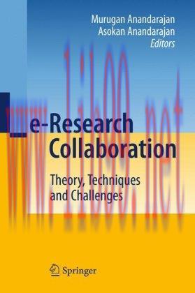 [FOX-Ebook]e-Research Collaboration: Theory, Techniques and Challenges