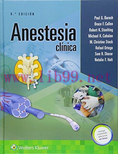 [AME]Anestesia cl&iacute;nica (Spanish Language Program) (Spanish Edition), 8ed (HQ PDF)