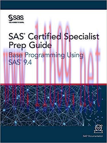 [PDF]SAS Certified Specialist Prep Guide Base Programming Using SAS 9.4