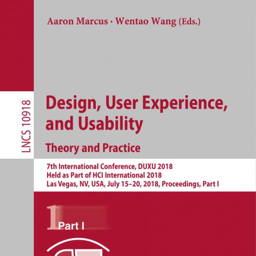 2018_Book_Design, User Experience, and Usability Theory and Practice