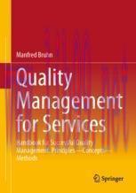 [PDF]Quality Management for Services: Handbook for Successful Quality Management. Principles &ndash; ...