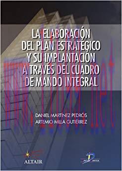 La elaboraci&oacute;n del plan estrat&eacute;gico a traves del Cuadro de Mando Integral (Spanish Edition) 1st...