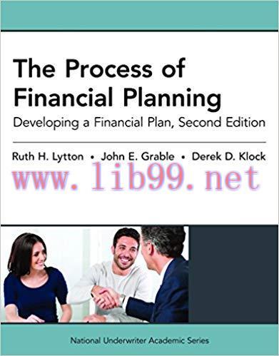 (PDF)The Process of Financial Planning: Developing a Financial Plan (National Underwriter Acade...