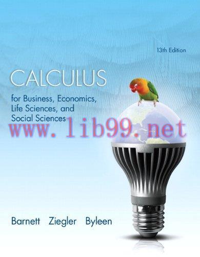 [FOX-Ebook]Calculus for Business, Economics, Life Sciences, and Social Sciences, 13th Edition