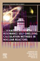 [PDF]Resonance Self-Shielding Calculation Methods in Nuclear Reactors