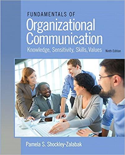 Fundamentals of Organizational Communication 9th Edition [Pamela S. Shockley-Zalabak]