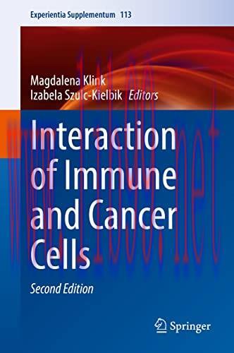 [AME]Interaction of Immune and Cancer Cells, 2nd Edition (Experientia Supplementum, 113) (Origi...