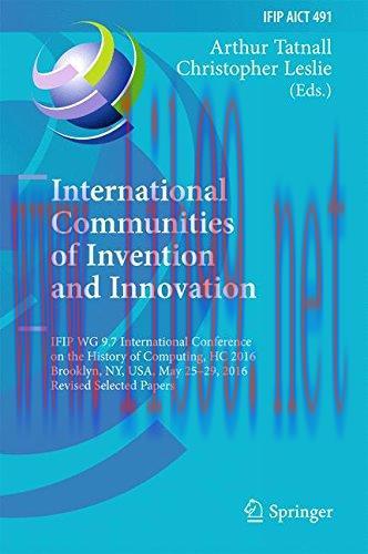 [FOX-Ebook]International Communities of Invention and Innovation