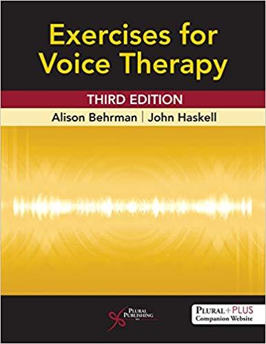 Exercises for Voice Therapy 3rd ed