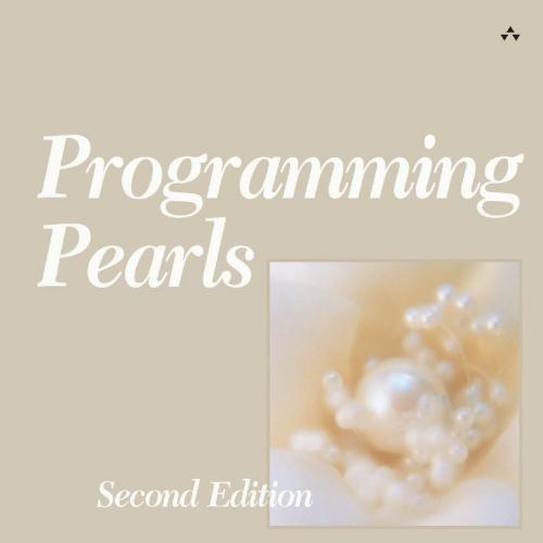 AW Programming Pearls 2nd Edition 0201657880