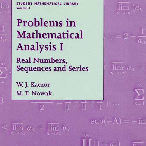 Problems in Mathematical Analysis I
