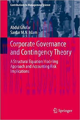 (PDF)Corporate Governance and Contingency Theory: A Structural Equation Modeling Approach and A...