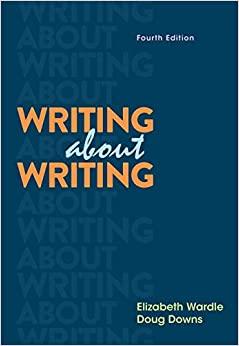 (PDF)Writing about Writing