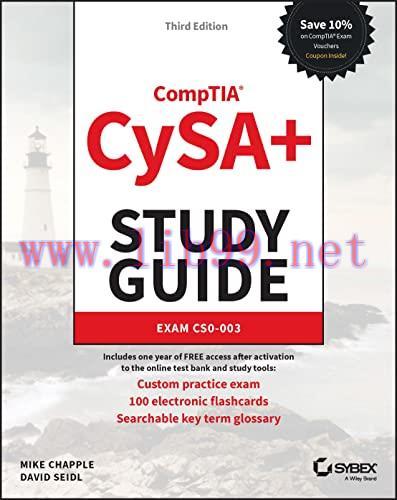 [FOX-Ebook]CompTIA CySA+ Study Guide: Exam CS0-003, 3rd Edition