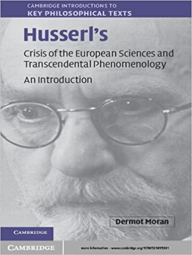 (PDF)Husserl&rsquo;s Crisis of the European Sciences and Transcendental Phenomenology (Cambridge Intr...
