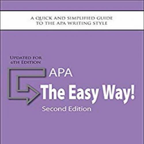 APA_ The Easy Way! (Updated for APA 6th edition) - Peggy M. Houghton; Ph.D.; Timothy J. Houghto...