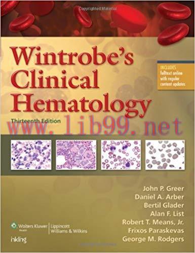 [PDF]Wintrobe&rsquo;s Clinical Hematology Thirteenth Edition